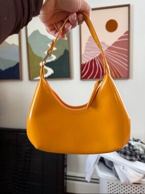 BY FAR baby amber bag in sunflower